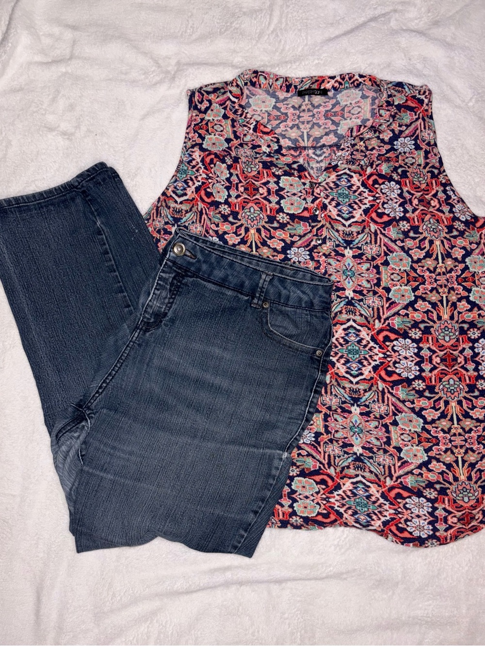 Papermoon flower tank top